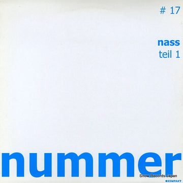 NUMMER17 front cover